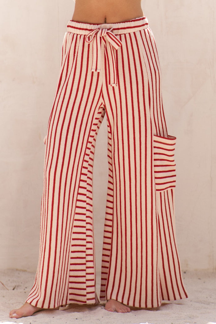 Striped Wide Leg Pants