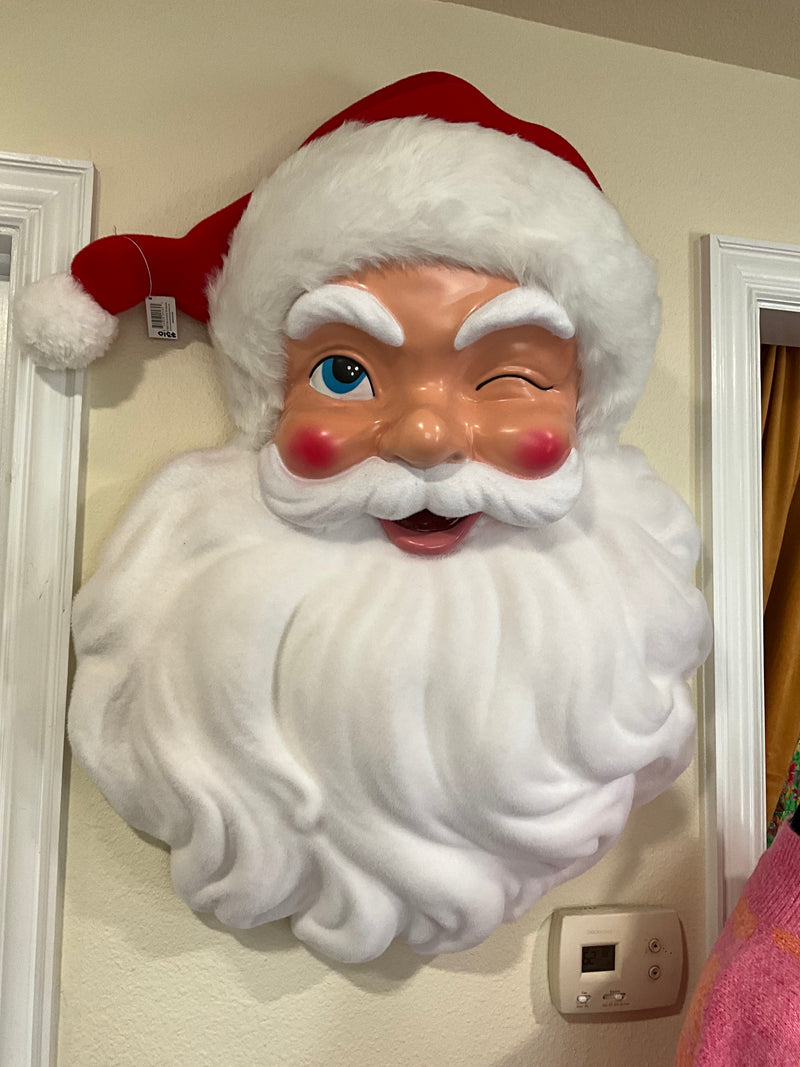 Wall Mount Santa Head