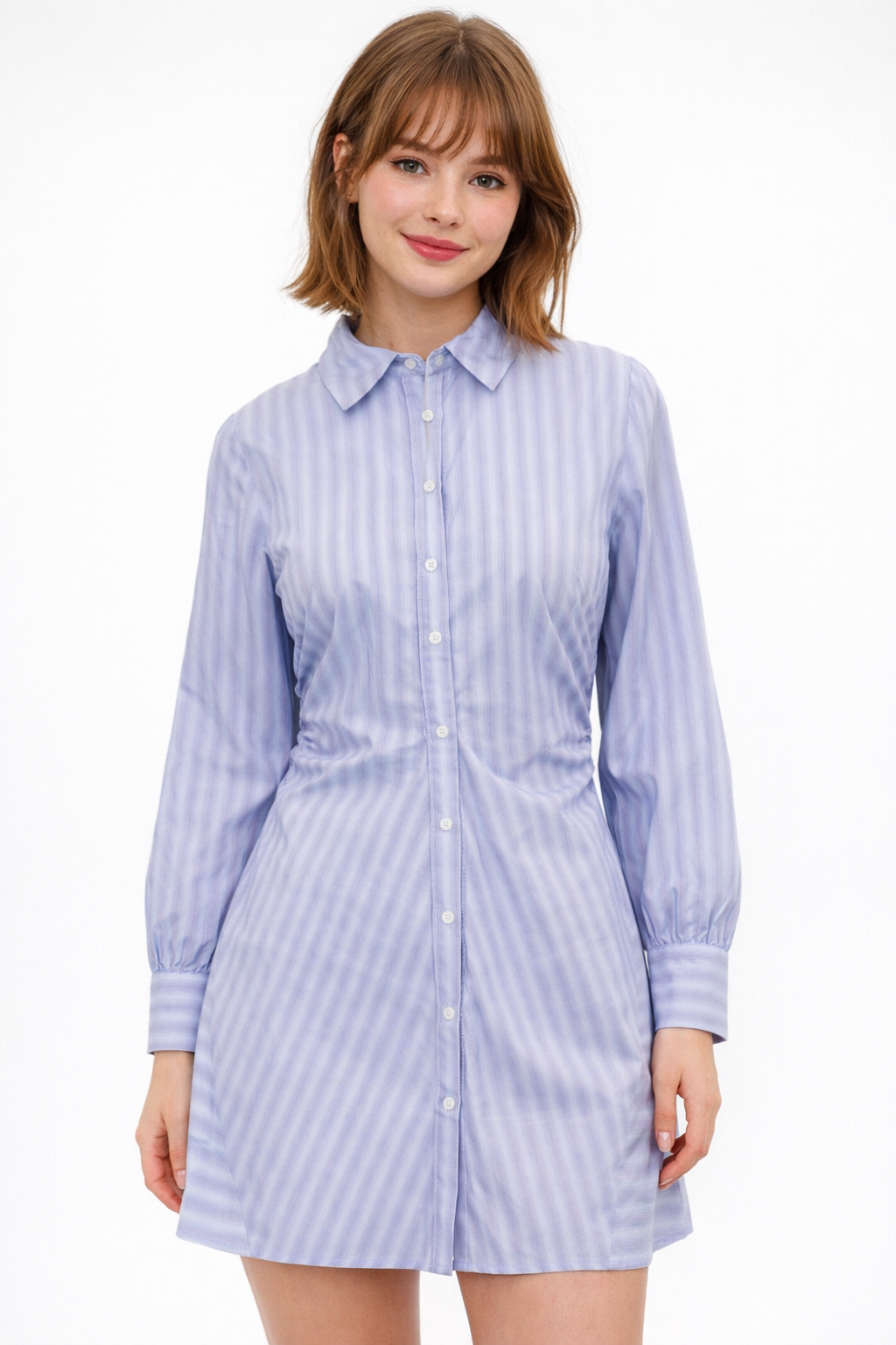 Morada Button Down Dress