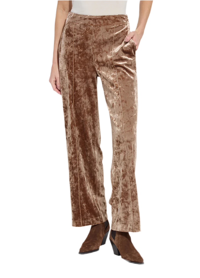 Shay Crushed Velvet Suit Pant