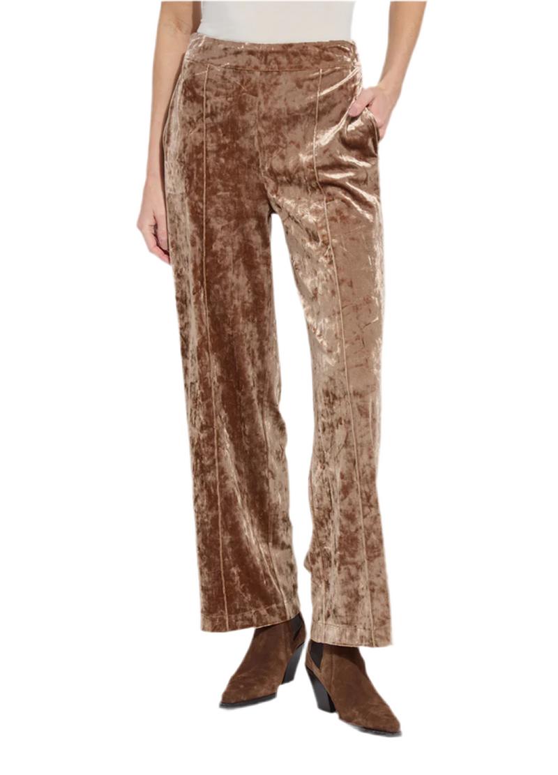 Shay Crushed Velvet Suit Pant
