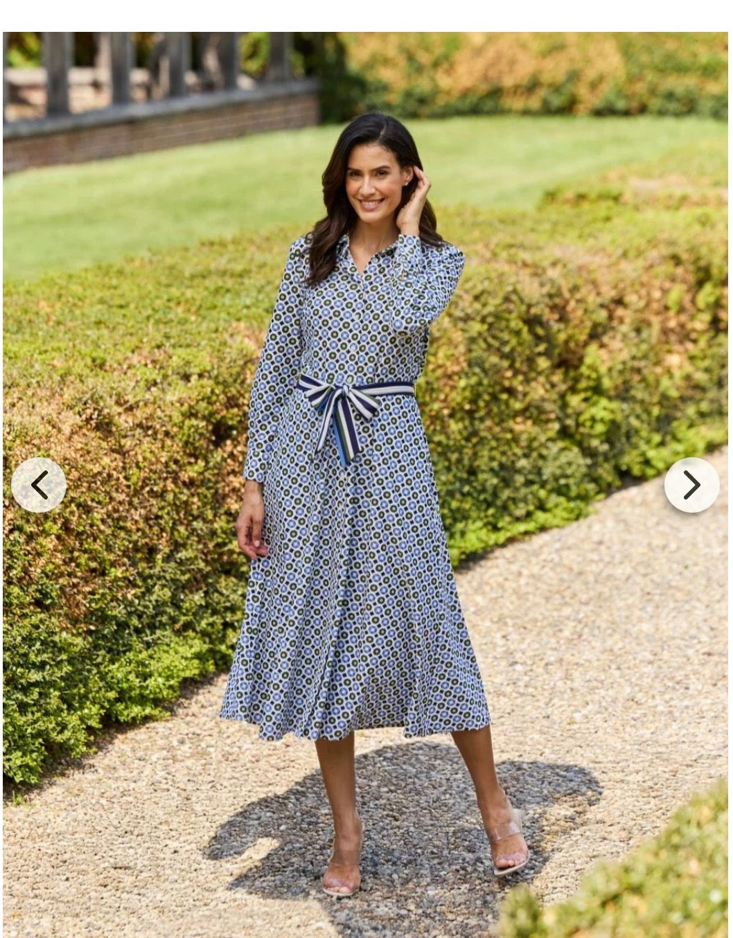 Kitty Dress- Birdseye Geo