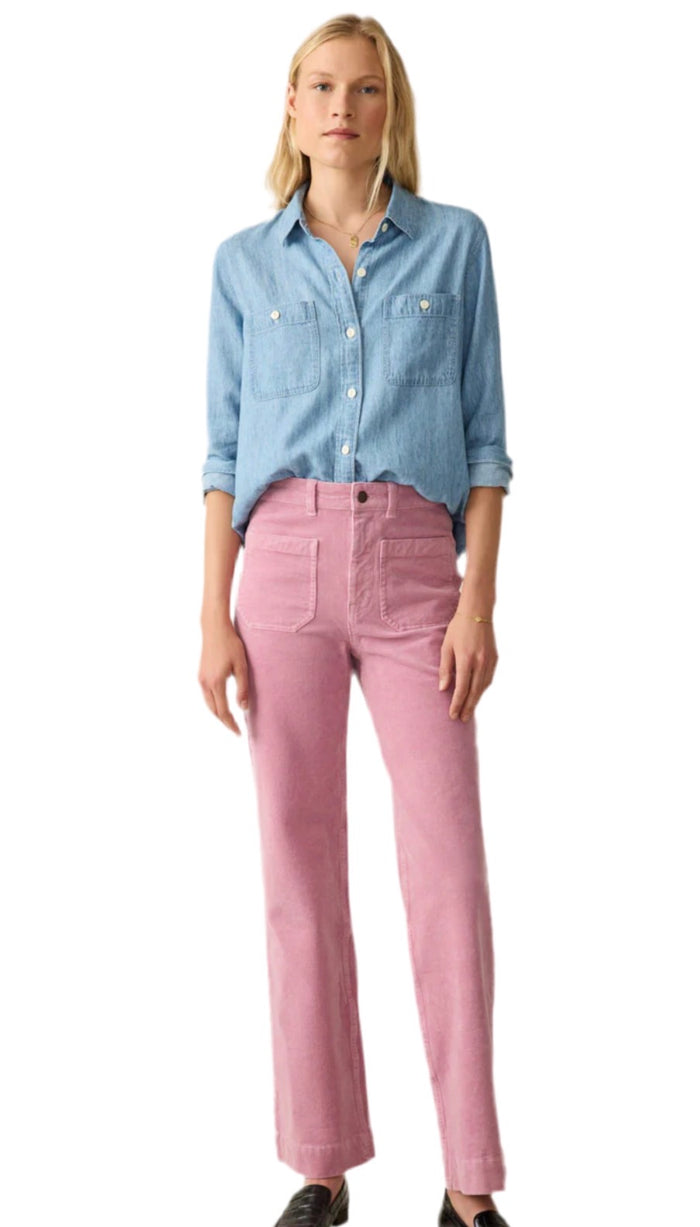 Faherty Softstretch Cord Flare Pant
