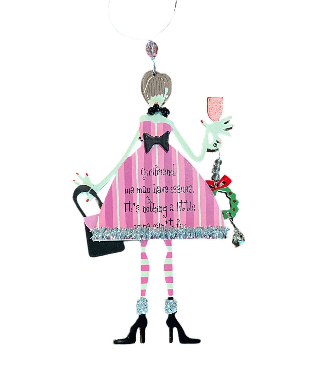 Girl Holidays Ornament