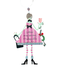 Girl Holidays Ornament