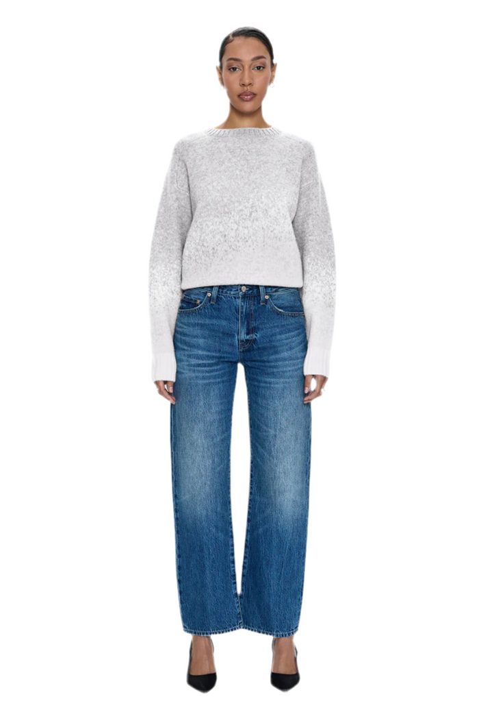 Pistola Lexi Mid Rise Bowed Straight Jeans