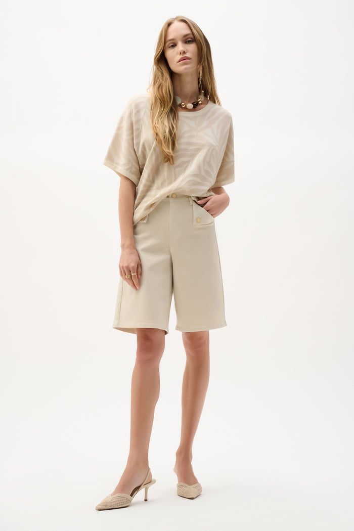 Joseph Ribkoff Repreve® Denim Straight Jean Shorts