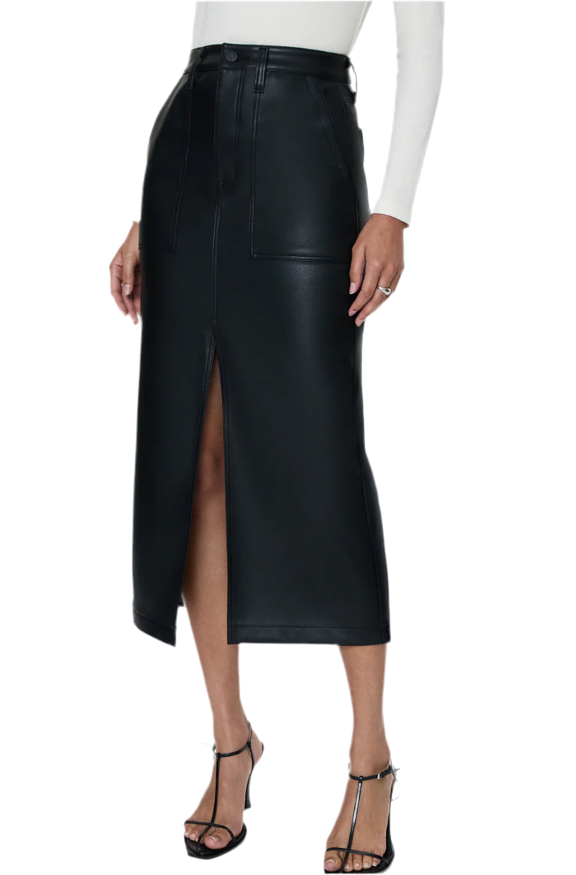 Pistola Midi Skirt-Slate Black