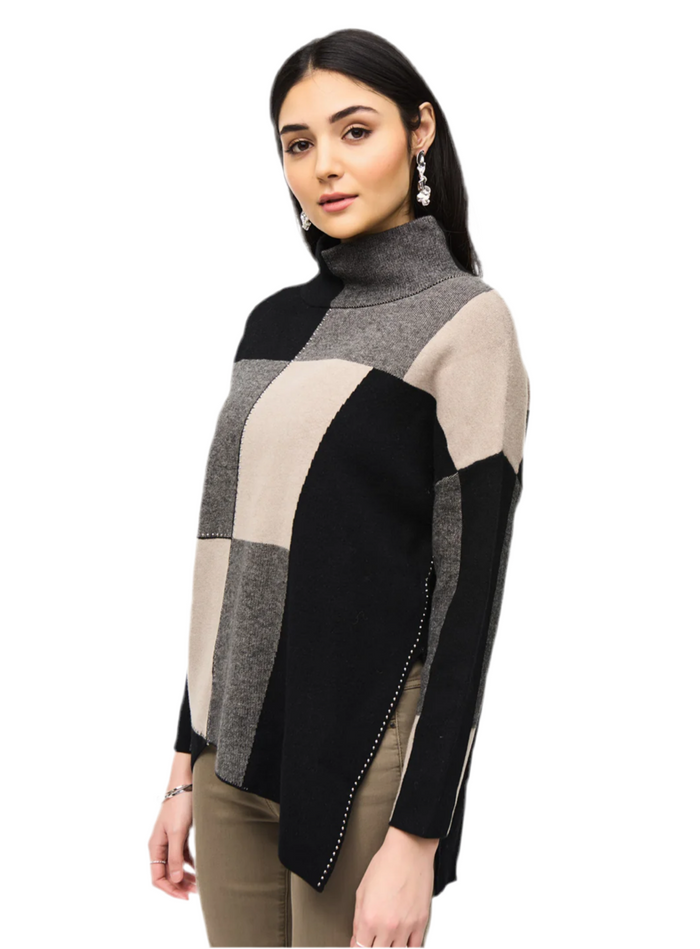 Joseph Ribkoff Jacquard Knit Pullover