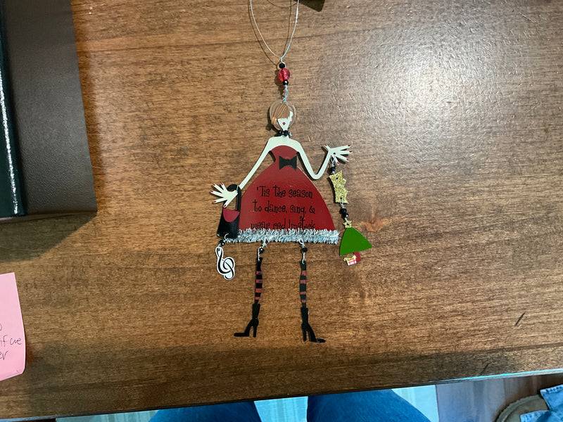 Girl Holidays Ornament