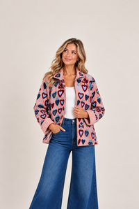 Sacred Heart Velvet Jacket