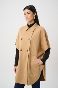 Scuba Suede Poncho Jacket
