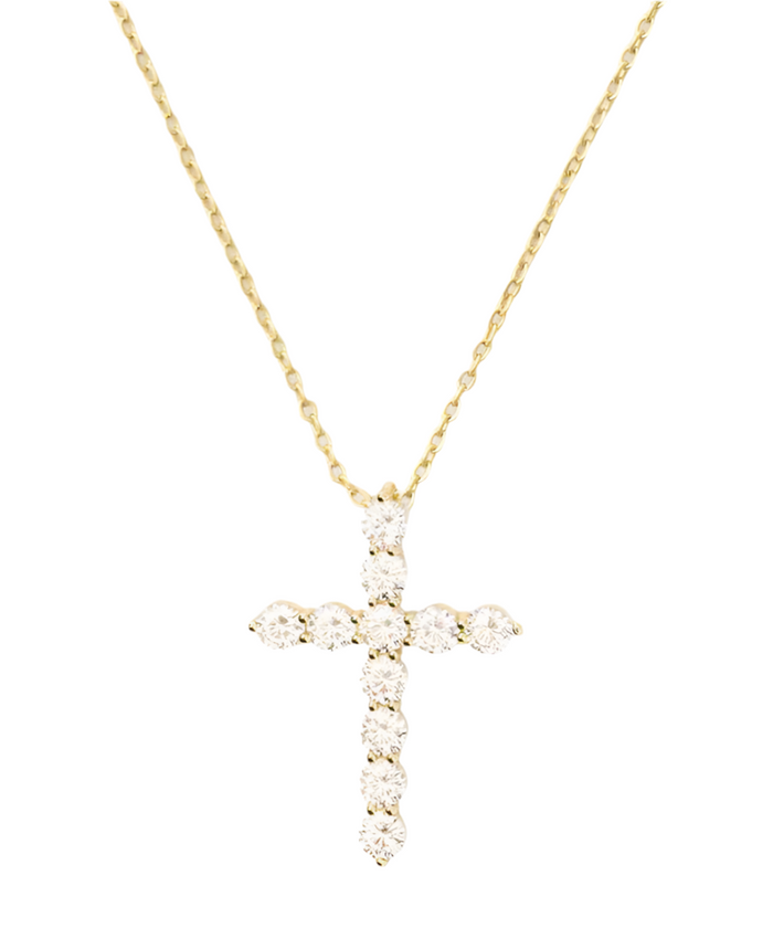 Melinda Maria “Oh She Fancy" Small Cross Pendant