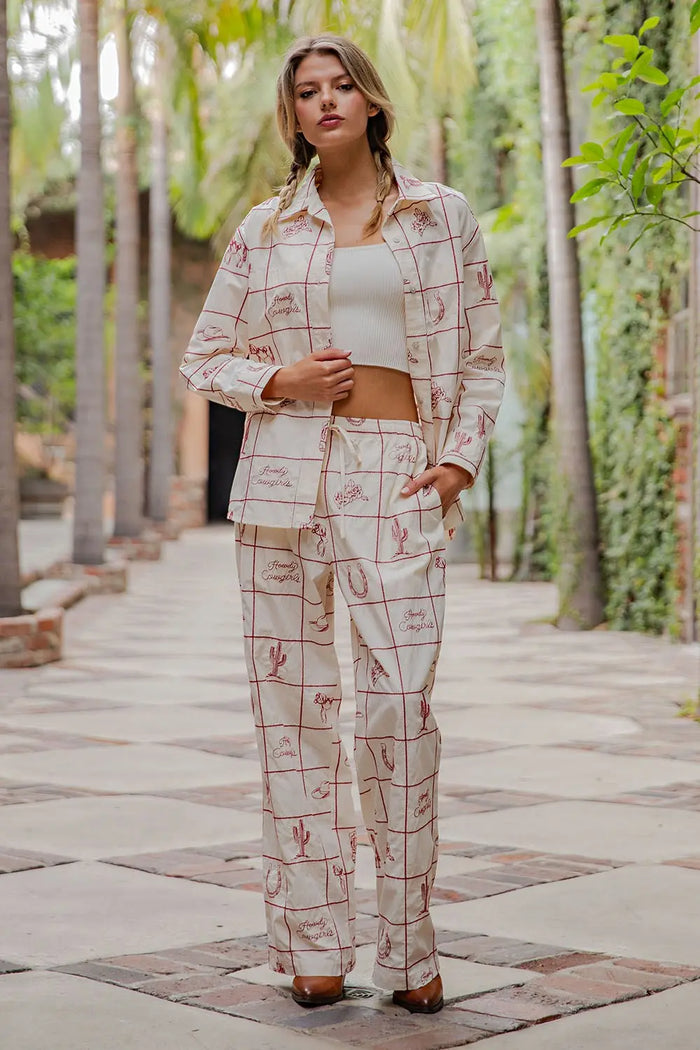 Cherrywood Top & Pants Set