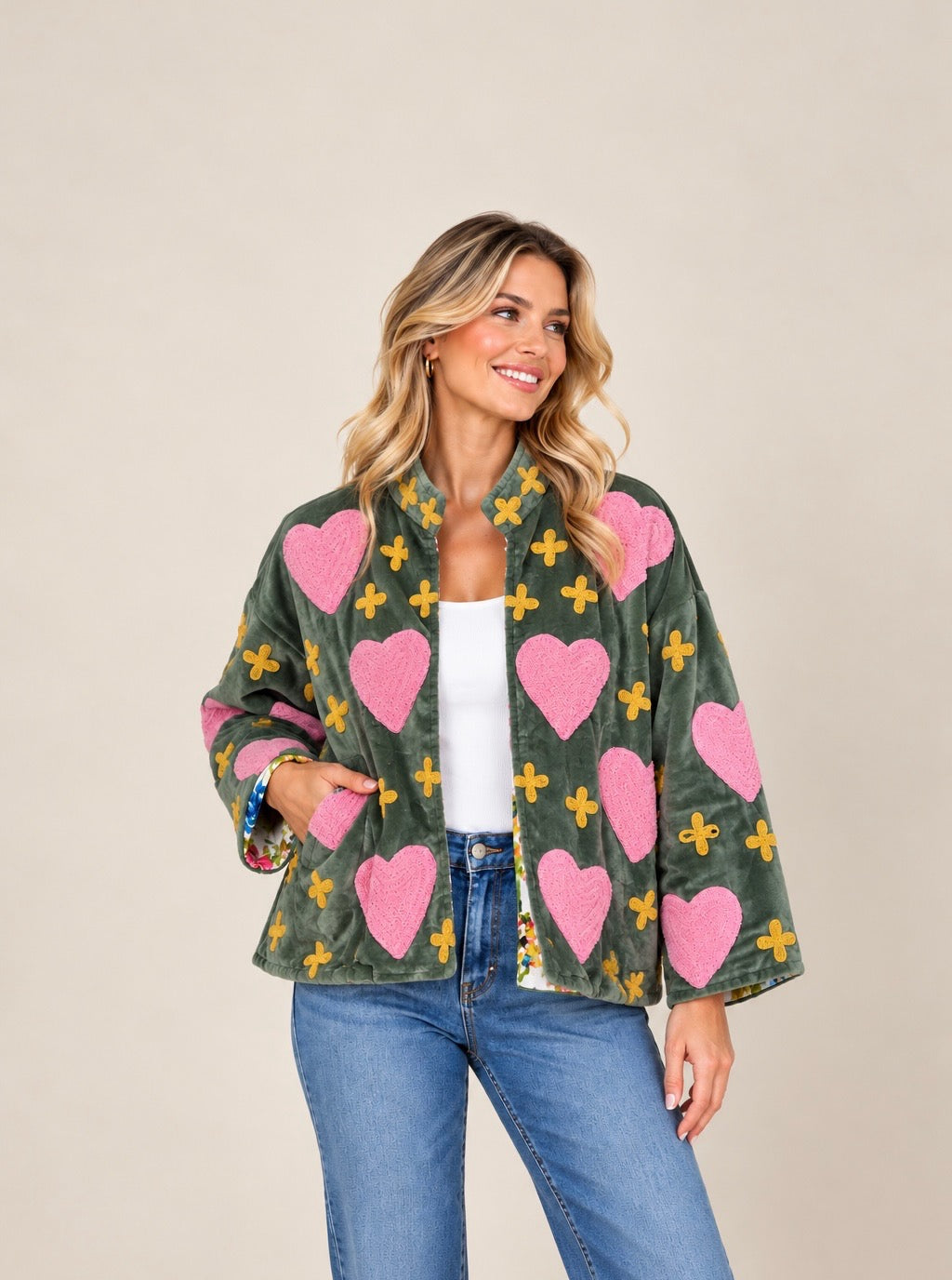 Spring Up Heart Jacket