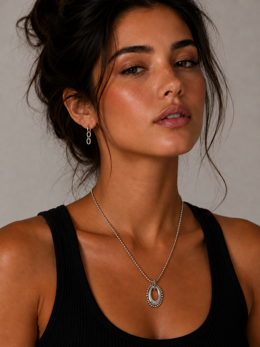 Pretty Tough Link Post Drop Earrings