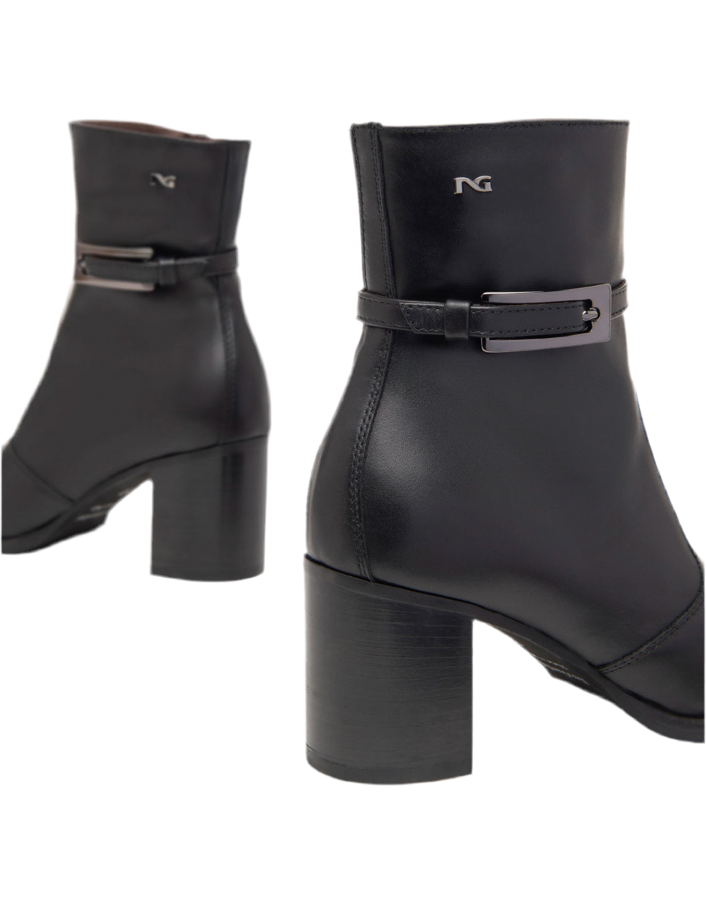 NeroGiardini Leather Ankle Booties