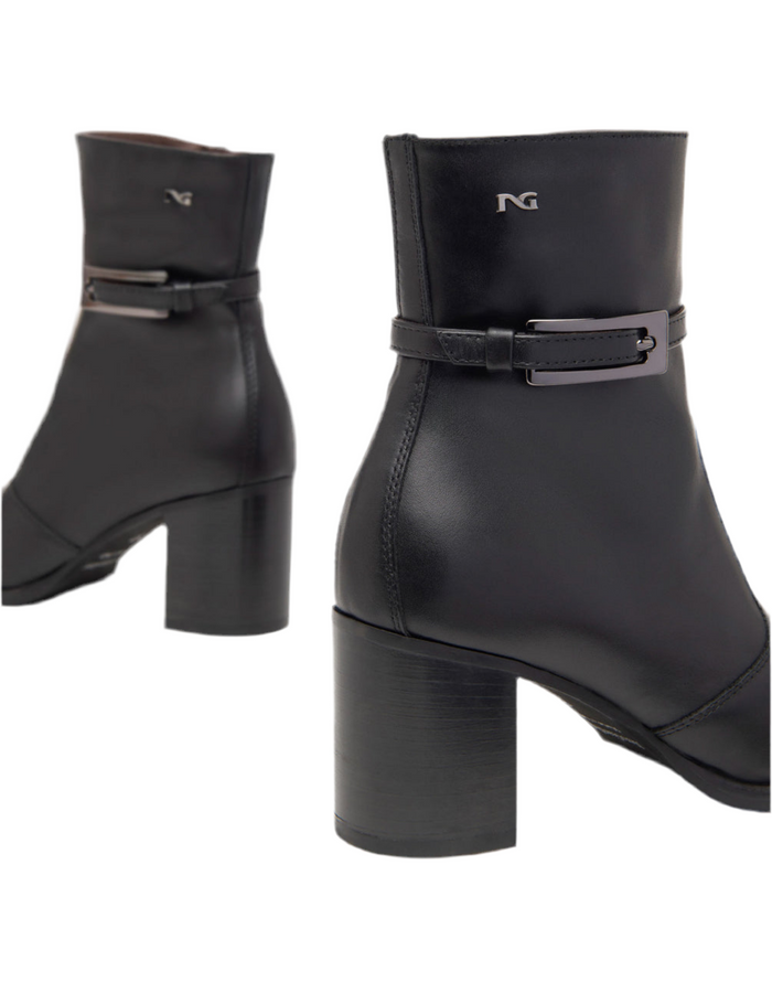 NeroGiardini Leather Ankle Booties