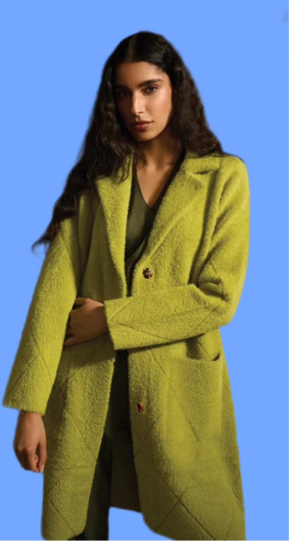 Joseph Ribkoff Chartreuse Coat