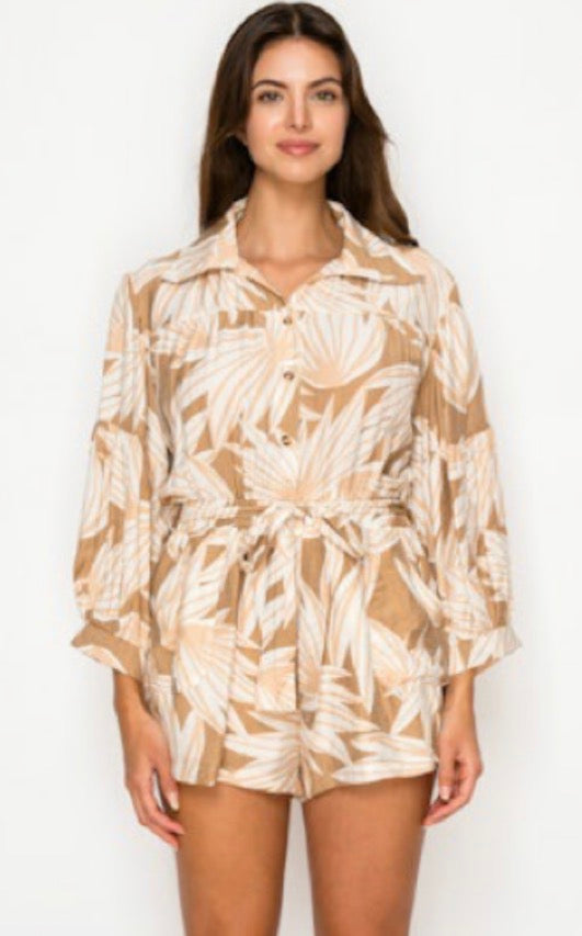 Santorini Drift Romper