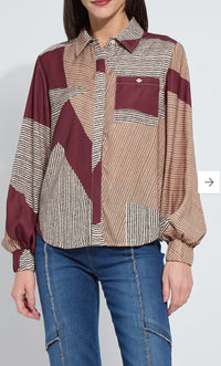 Lysse- Anish Elastic Cuff Shirt Blouse