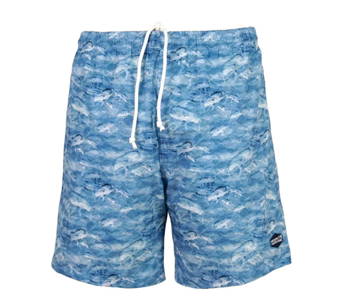 Grey/Blue Swim Trunks