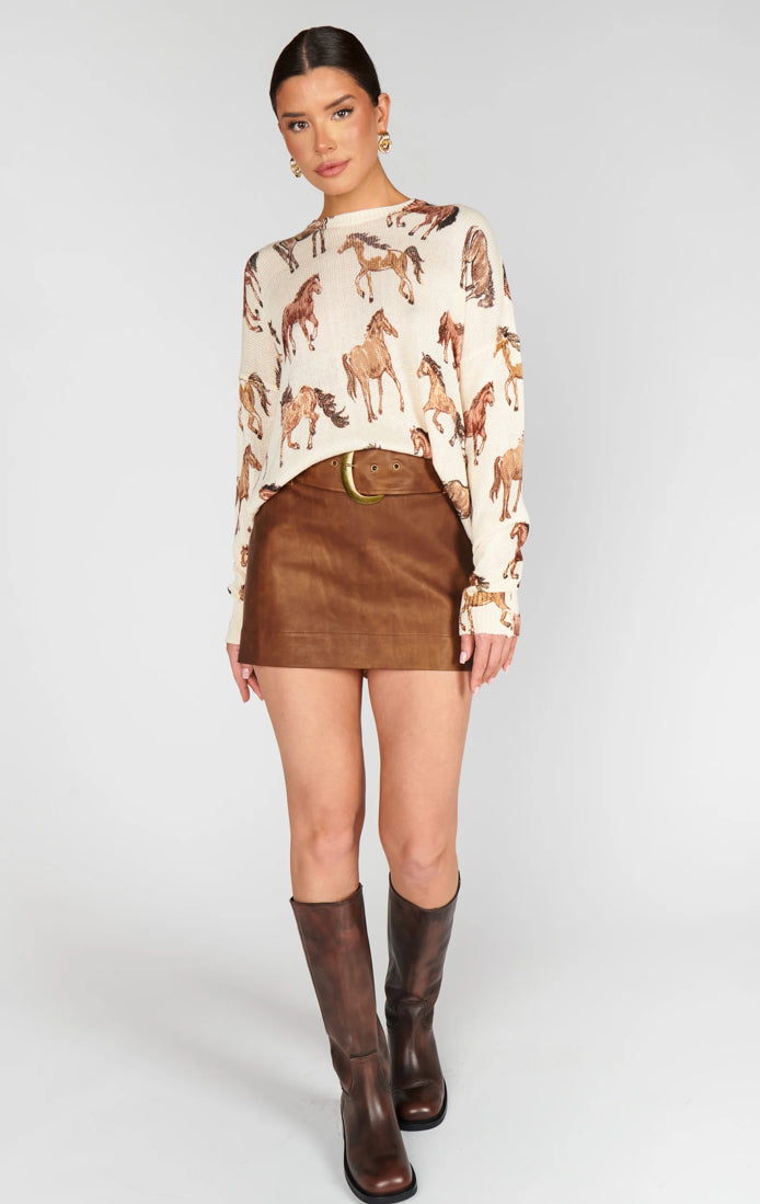 Show Me Your MuMu- Wild Horse Bonfire Sweater