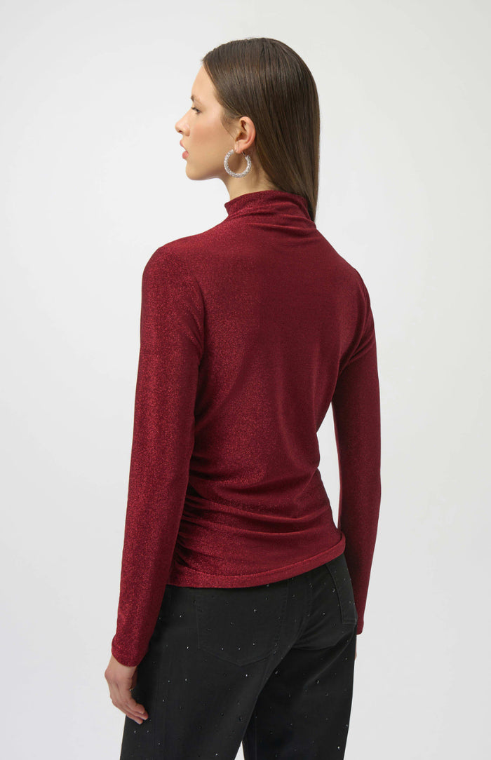 Joseph Ribkoff Sparkle Knit Fitted Top