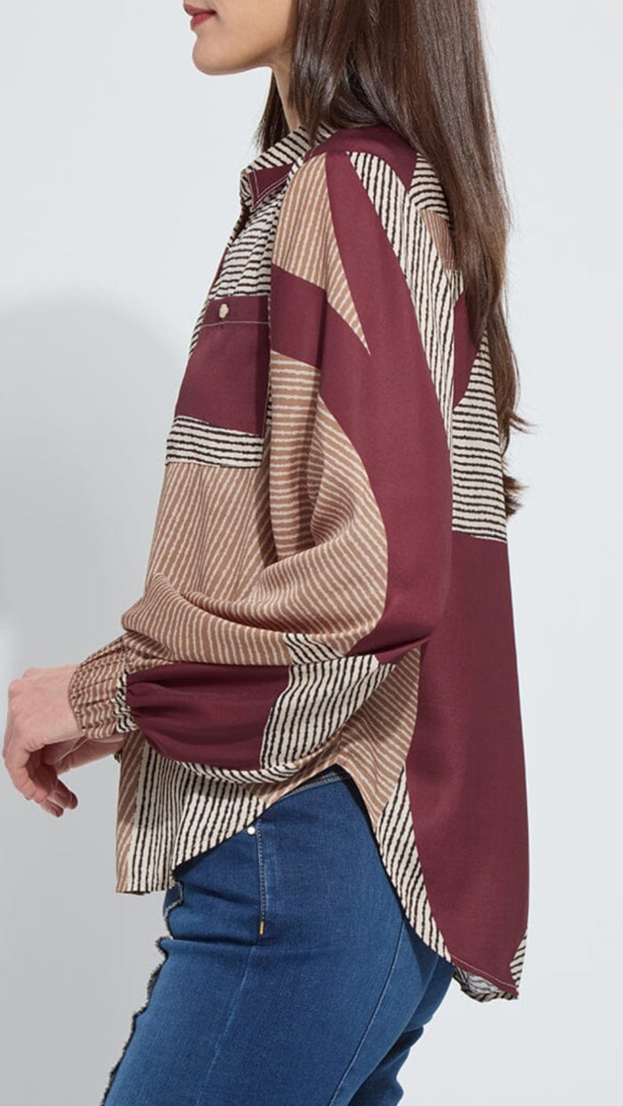 Lysse- Anish Elastic Cuff Shirt Blouse