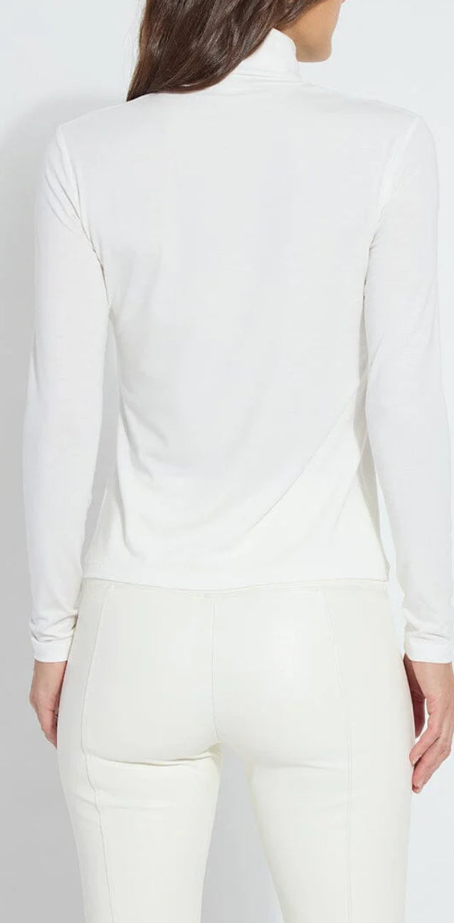 Lysse Soft White LongSleeve Turtleneck