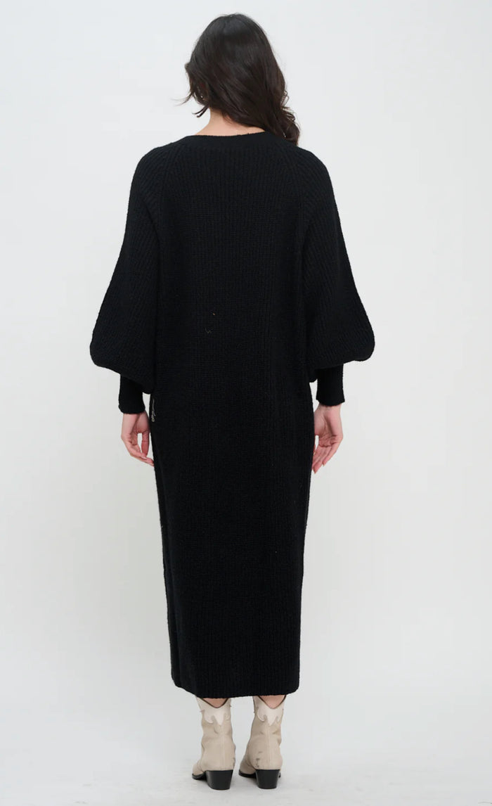 Meet Me In Santorini-Sweater Long Duster