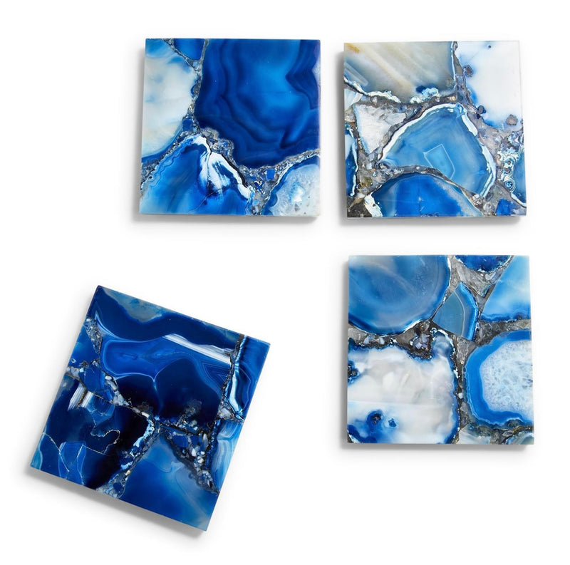 Blue Agate Coasters