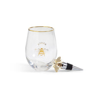 Queen Bee Wine Glasses