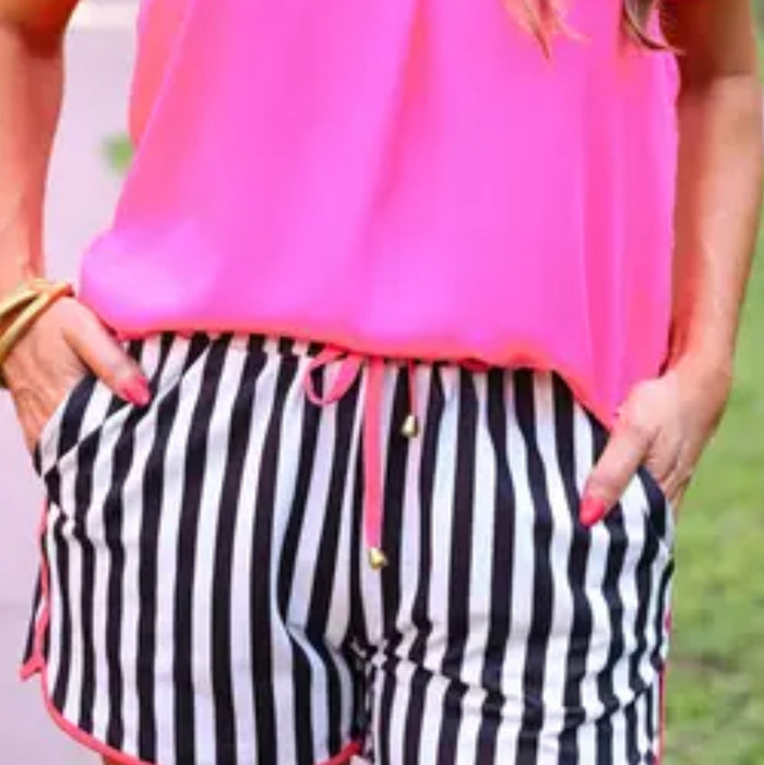 Rosemary Stripes Everyday Shorts