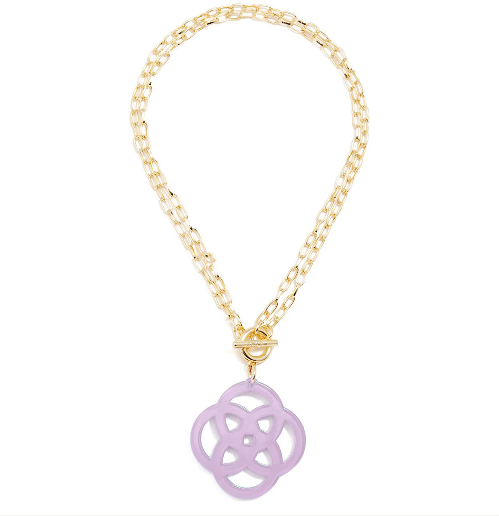 Lavender Zenzii Necklace