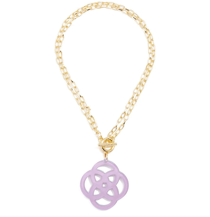Lavender Zenzii Necklace