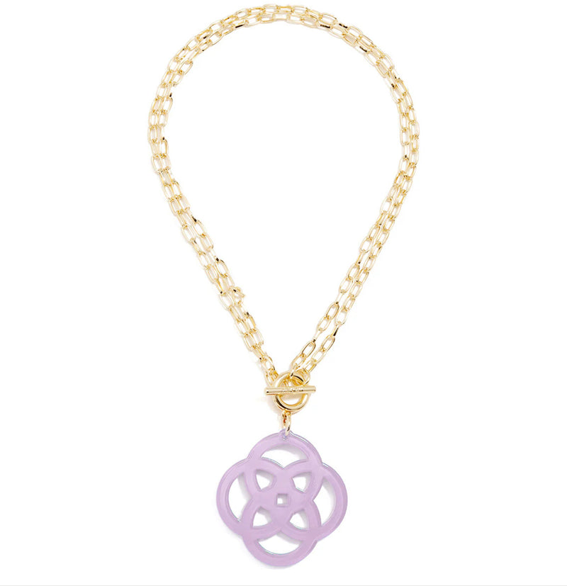 Lavender Zenzii Necklace