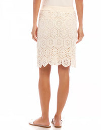 Karen Kane Crochet Skirt