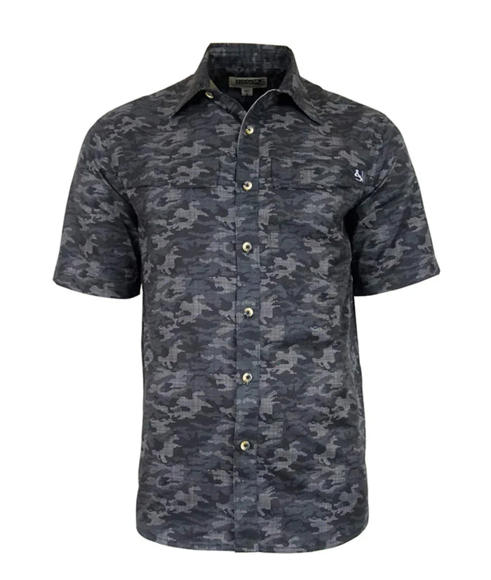 Grey Camo Vented Shirt