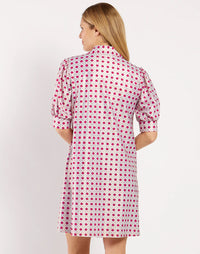 Emerson Dress Gilded Jude Cloth-Petite Rattan Raspberry Gold