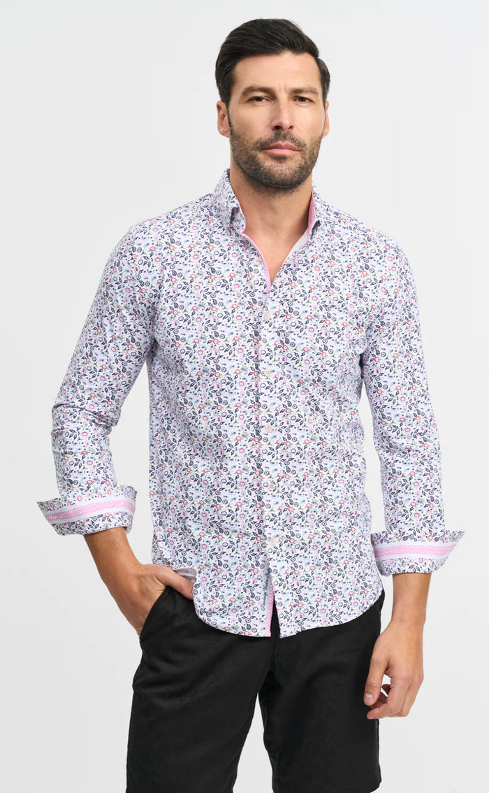 Robert Graham Avalos Long Sleeve Knit Shirt