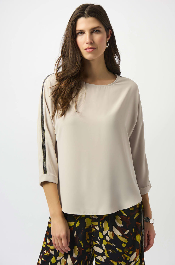 Joseph Ribkoff Soft Twill Boxy Top