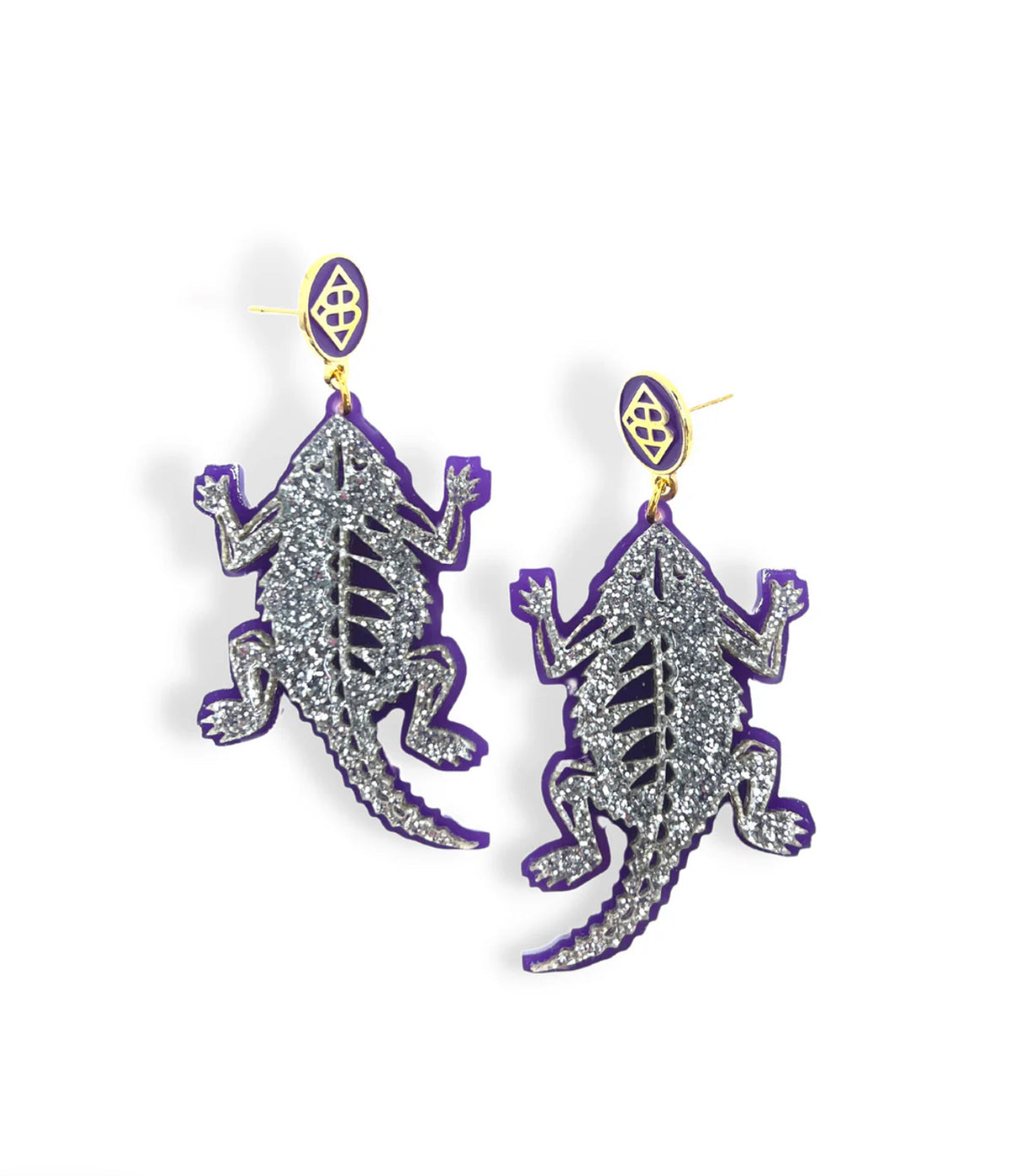 Horned Frog Earrings