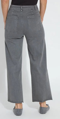 Lysse Erin Hi Waist Wide Leg-Antique Wash Charcoal