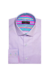 Leeds Purple Masutto Dress Shirt