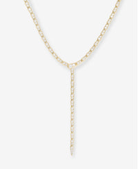 Pavé Serpent Lariat Necklace