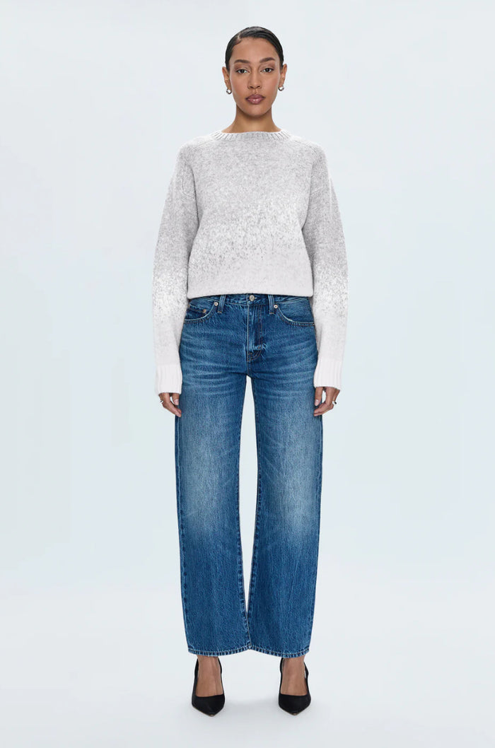 Pistola Lexi Mid Rise Bowed Straight Jeans