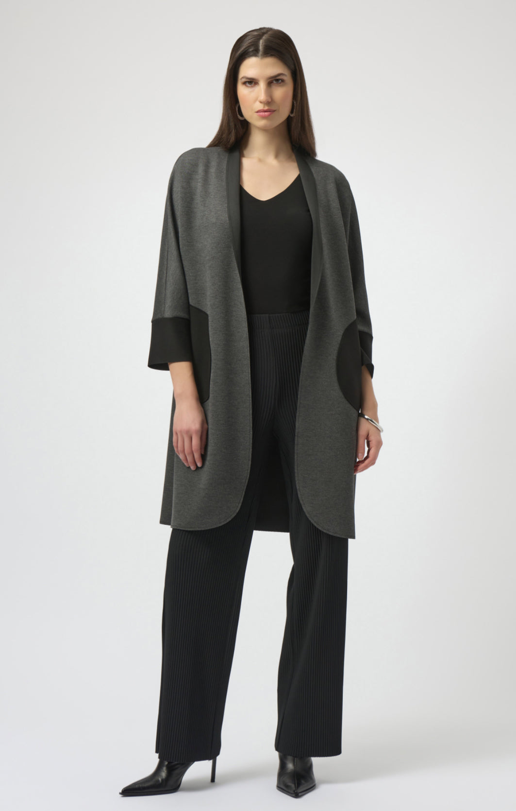 Joseph Ribkoff- Scuba Jersey Straight Cover-Up
