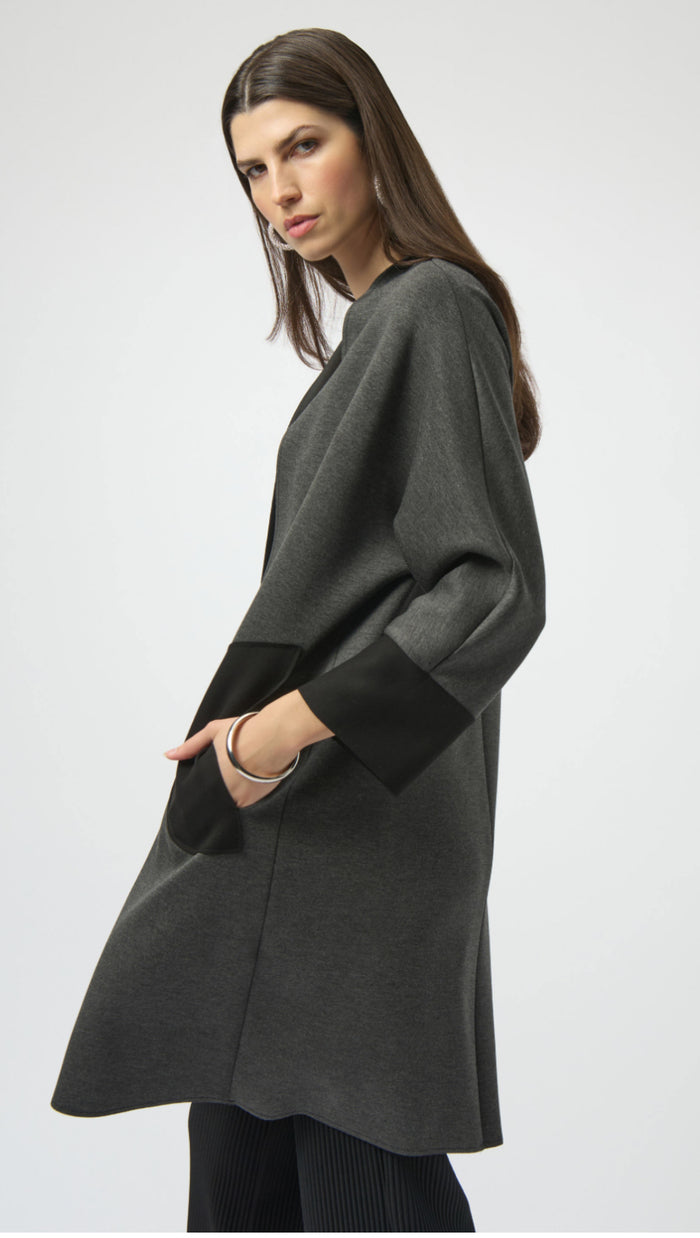 Joseph Ribkoff- Scuba Jersey Straight Cover-Up
