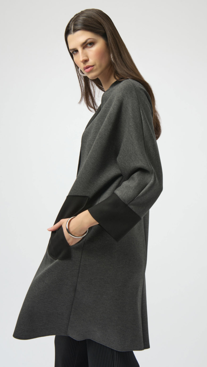 Joseph Ribkoff- Scuba Jersey Straight Cover-Up